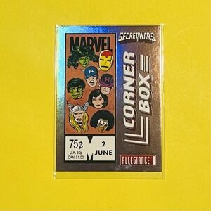 2024 Upper Deck Marvel Allegiance Secret Wars Corner Box #CB-2 Comic Covers Card